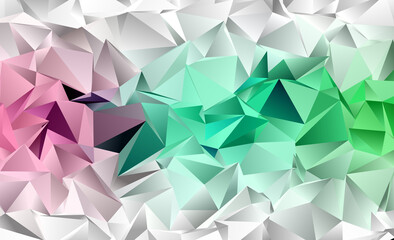Fototapeta premium Abstract Low-Poly background. triangulated texture. Design 3d. Polygonal geometrical pattern. Triangular modern style