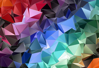 Abstract Low-Poly background. triangulated texture. Design 3d. Polygonal geometrical pattern. Triangular modern style