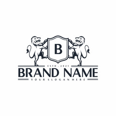 royal lion logo template