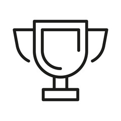 Vector Line Icon Related Award, Cup, Winner, Trophy