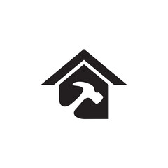 Home repair service logo design