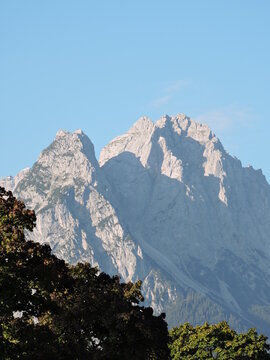 Zugspitze Gipfel i nden Alpen