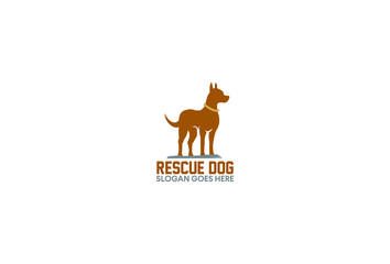 rescue dog logo exclusive design inspiration 