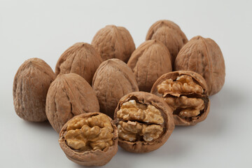 호두,건강식품,견과류,고해상,다수,단면,백그라운드,사람없음,실내,오브젝트,음식,절단
