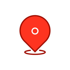 Location icon, map pin, gps mark pointer vector.
