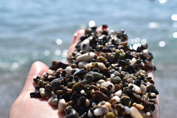 Sea art out of stones