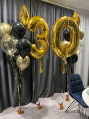 balloons with number 30