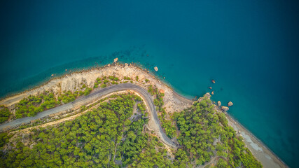 rocky coast of the mediterranean sea