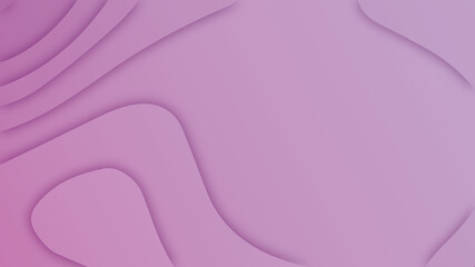 Abstract paper cut style pink background
