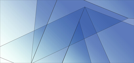Blue Abstract Geometric Background