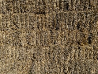 Straw bale background