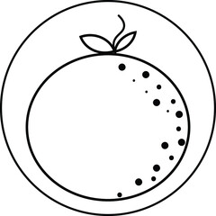 orange icon isolated sign symbol vector illustration - high quality black style vector icon