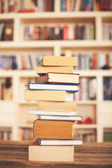 stack of books