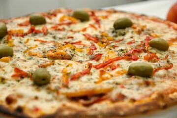 various food dishes, pizza, sphirra, snacks and various