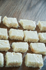 sandwiches with butter. bread with cheese. light snack. food on the table