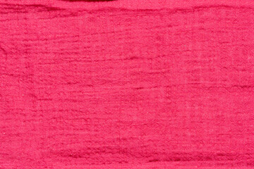 crumpled red yarn fabric texture