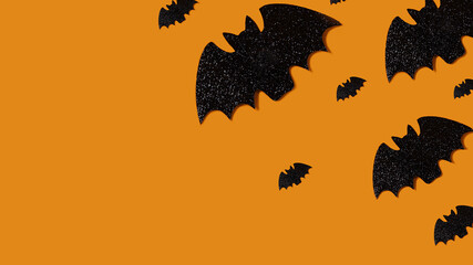 background for halloween with bats.