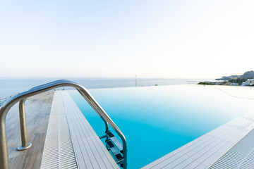 Naklejka na ściany i meble Swimming pool of luxury hotel