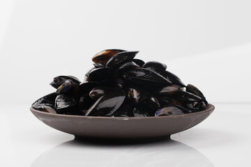 해산물,홍합,홍합탕,껍질,실내,오브젝트,음식,조개