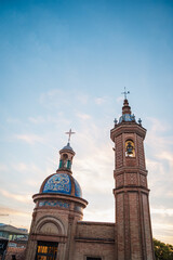 historic building with blue sky in the background