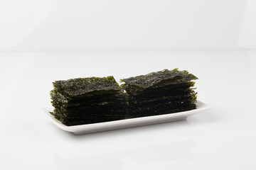 김,미역,해조류,건조,끈,누끼,묶음,미역,스튜디오,실내,오브젝트,해조류