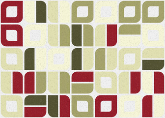 Abstract Geometric Pattern generative computational art illustration