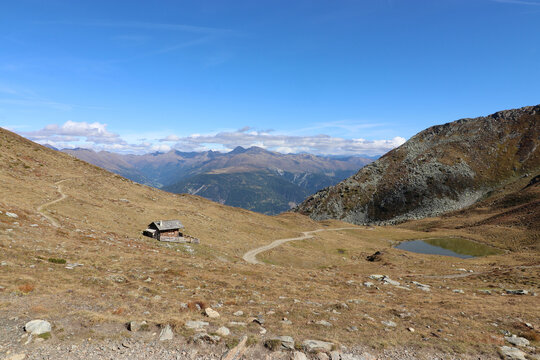 Karnischer Höhenweg in den Alpen