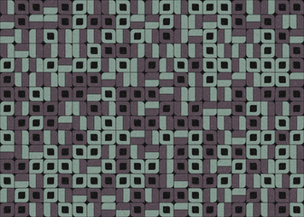 Abstract Geometric Pattern generative computational art illustration