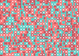 Abstract Geometric Pattern generative computational art illustration