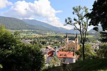 Fototapeta na wymiar Bruneck im Ahrtal, Südtirol