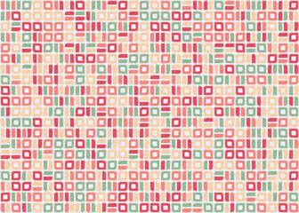 Abstract Geometric Pattern generative computational art illustration