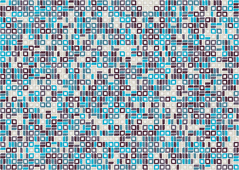 Fototapeta premium Abstract Geometric Pattern generative computational art illustration