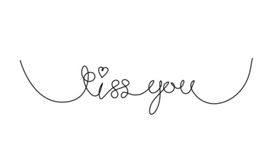 Calligraphic inscription of word 