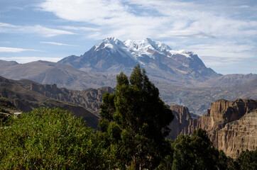 Fototapeta na wymiar Naturaleza, Uni, Palca, La Paz, Bolivia