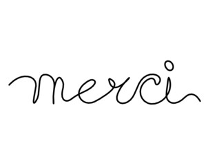 Calligraphic inscription of word 