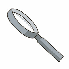 magnificier tool isolated on white background vector design