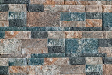 Imitation stone in a tile photo, horizontally stored