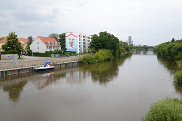 Saale in Bernburg