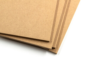 Raw MDF - a material created by wood processing.