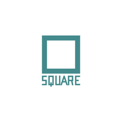 Square. Logo template.
