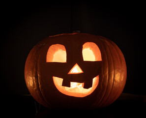 Scary pumpkin for Halloween