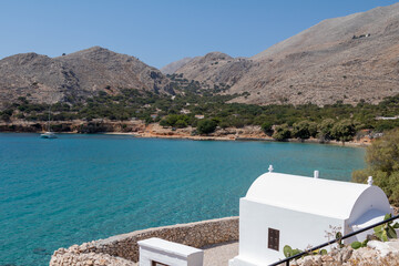 Small orthodox chapel on the island of Halki