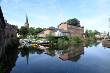 Hafen in der Altstadt von Buxtehude