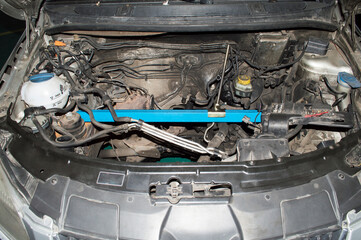 A special device installed under the hood of the car