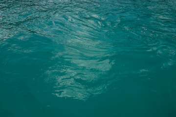 turquoise blue sea surface