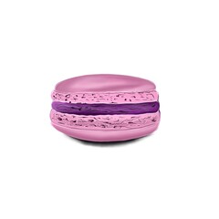Vector illustration of pink macaron, food illustration