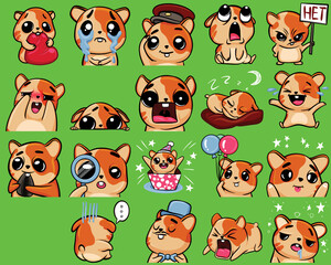 Hamster emojis