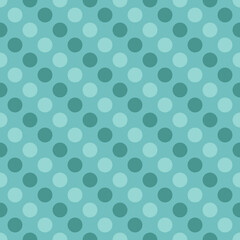 Fototapeta na wymiar Vector seamless polka dots pattern. Cute design for wrapping paper, wallpaper, textile, stationery.