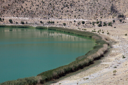 Beautiful Lake Narligol at Aksaray in Turkey.