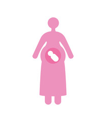 pictogram pregnant woman